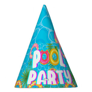 Summer Birthday Favor Tropical Pool Party Hat