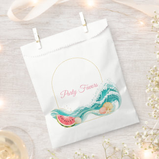 Summer Birthday Party Favor Bag
