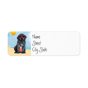 Summer Black Lab Label