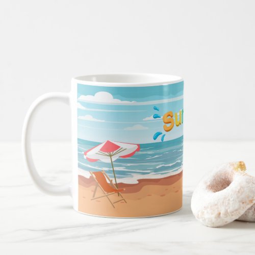 Summer Bliss Beach Mug