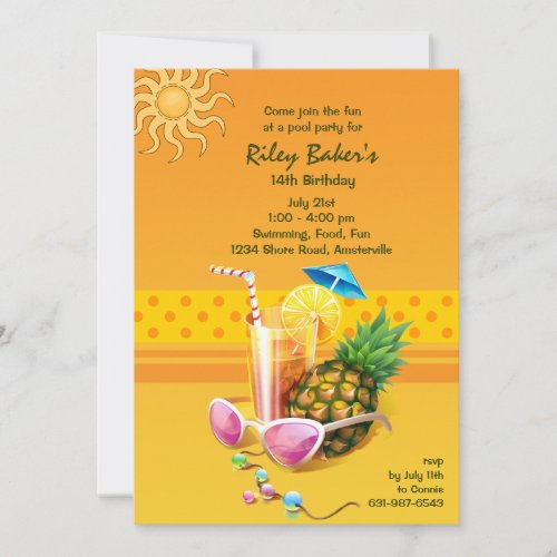 Summer Bliss Invitation