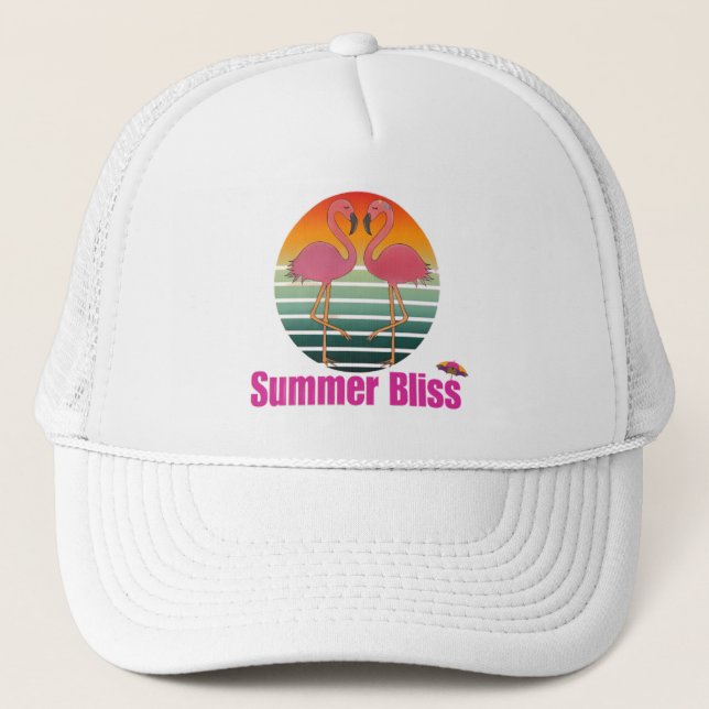 Summer Bliss  Trucker Hat (Front)