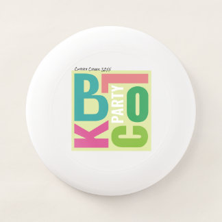 Summer Block Party Retro Type Neighborhood Event Wham-O Frisbee