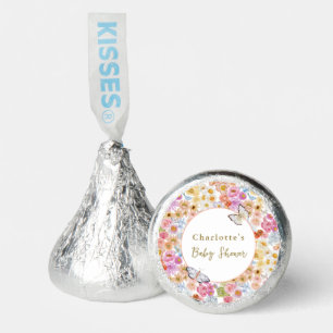 Summer Bloom Floral Butterfly Baby Shower Custom Hershey®'s Kisses®