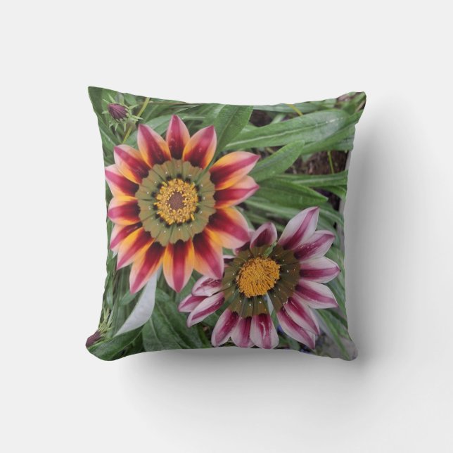 Summer Bloom Throw Pillow (Front)