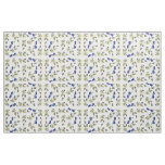 summer blueberries on vine fabric