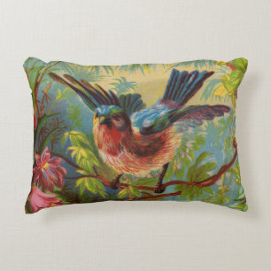 Summer Bluebird Accent Pillow