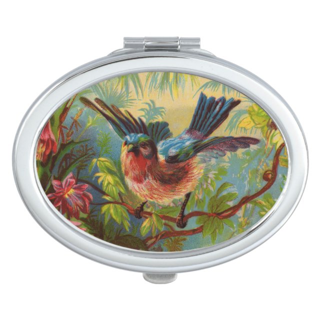 Summer Bluebird Compact Mirror (Front)