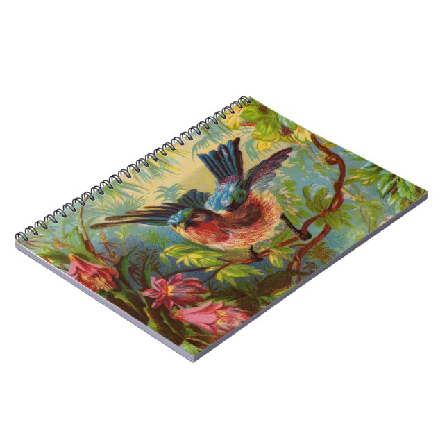 Summer Bluebird Notebook (Left Side)