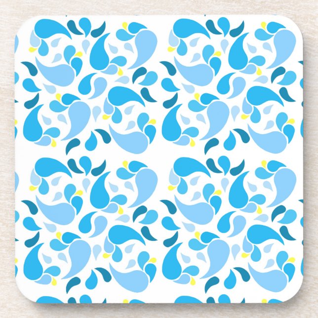 Summer Blues Beverage Coaster (Front)