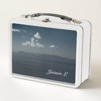 Summer Blues Metal Lunch Box