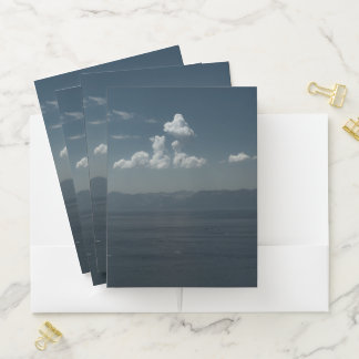 Summer Blues Pocket Folder