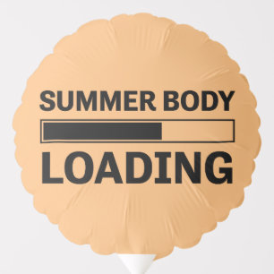 Summer Body Loading Funny Sport Gym Balloon