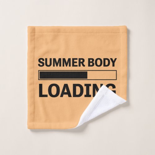 Summer Body Loading Funny Sport Gym Wash Cloth