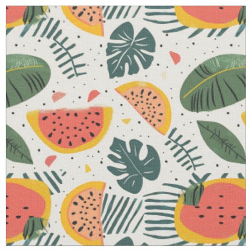 Summer Botanical  Fabric