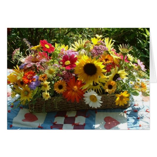 Summer Bouquet Cards (Front Horizontal)