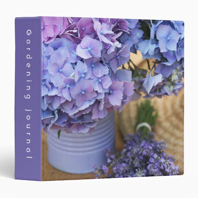 Summer Bouquet  hydrangea  1.5" Binder (Front/Spine)