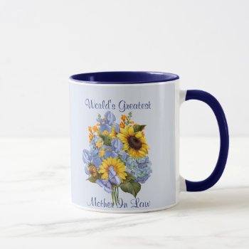 Summer Bouquet - Mother In Law Mug by Spice at Zazzle
