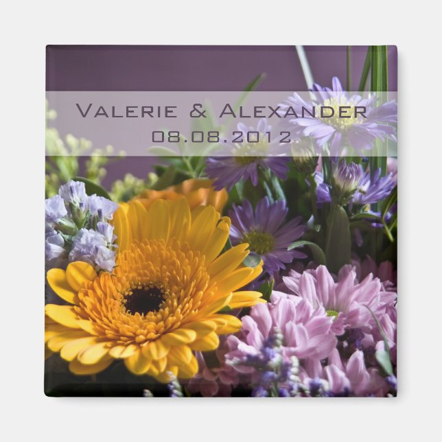 Summer Bouquet • Save the Date Magnet (Front)