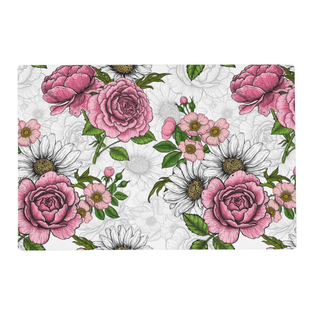 Summer bouquets placemat (Front)