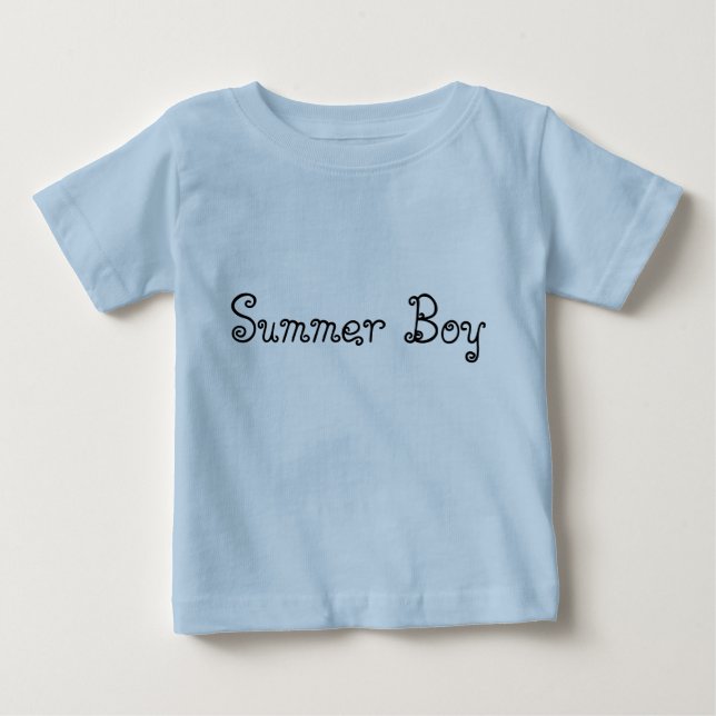 Summer Boy Typography Baby Romper (Front)