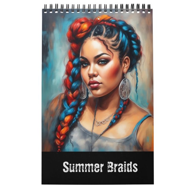 Summer Braids Fantasy Modern Art Calendar (Cover)