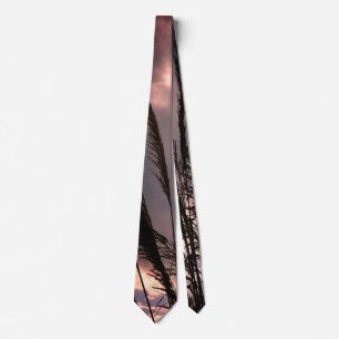 Summer Breeze, Grass, Skies Photo Neck Tie