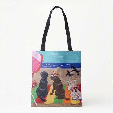 Summer Breeze Labradors Painting Tote Summer Breeze Labradors Painting Tote