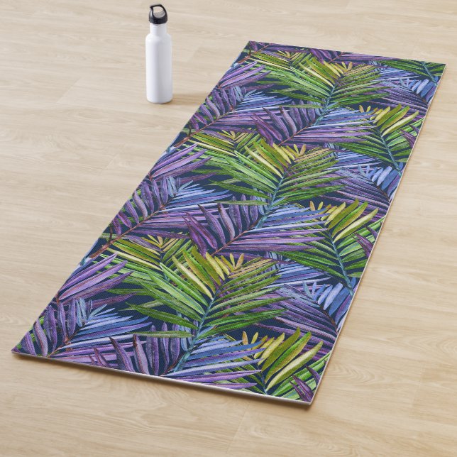 Summer Breeze Tropical Beach Palms Yoga Mat (In Situ)