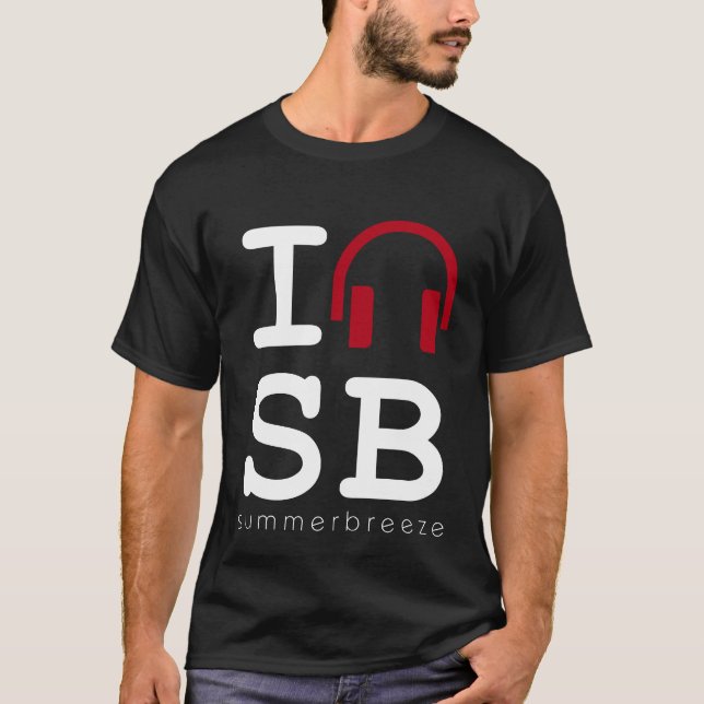 summer breeze white red T-Shirt (Front)