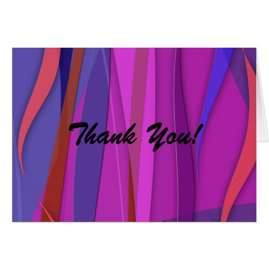 Summer Breezes Thank You Cards (Front Horizontal)