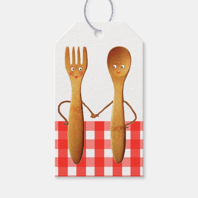 Summer Bridal Shower Gift Tags (Front)