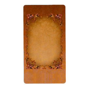 Summer Brocade Apothecary Label