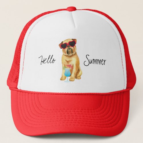 Summer Brussels Griffon Trucker Hat