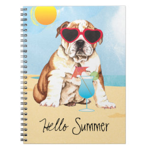 Summer Bulldog Notebook