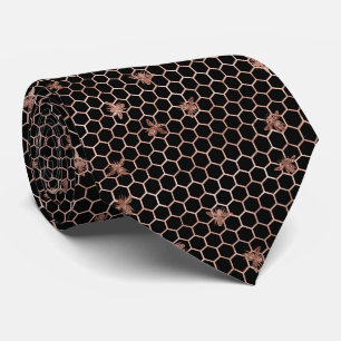 Summer Bumble Bee Neck Tie