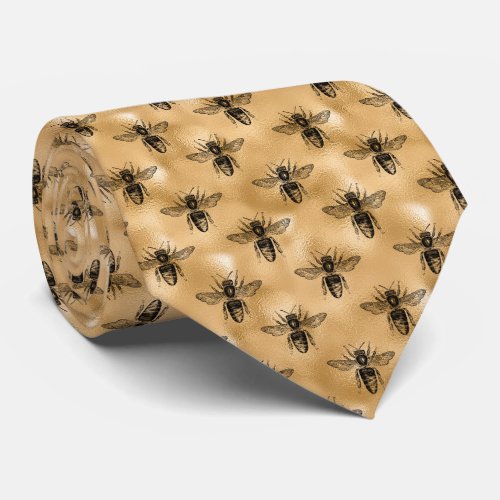 Summer Bumble Bee Neck Tie