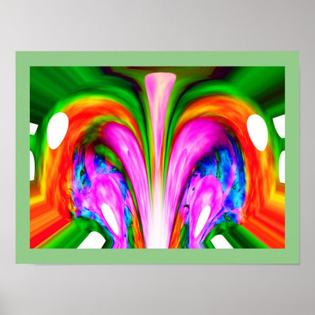 Summer burst art poster (Front)