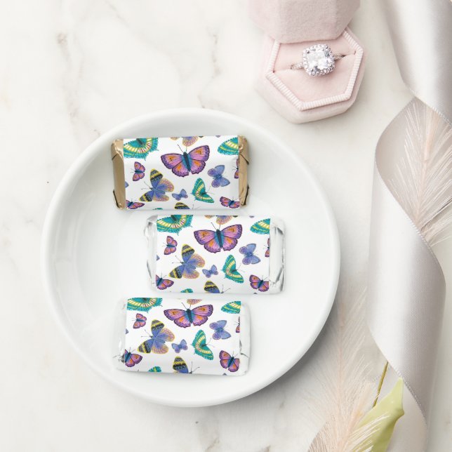 Summer Butterflies Hershey's Miniatures (Wedding)