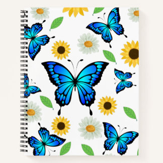 Summer Butterflies Notebook