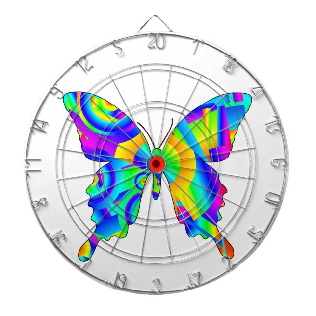 Summer Butterfly Dart Board (Front)