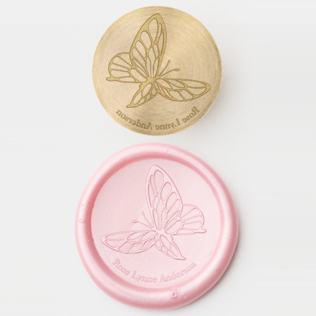 Summer Butterfly  Wax Seal Stamp (Stamped)