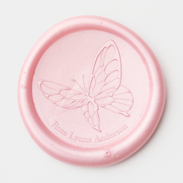 Summer Butterfly  Wax Seal Sticker (Front)