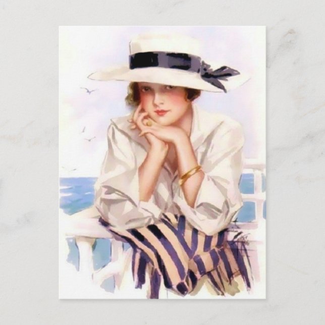 Summer by the Seaside Postcard (Front)
