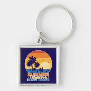 Summer California Long Beach-66594 Keychain