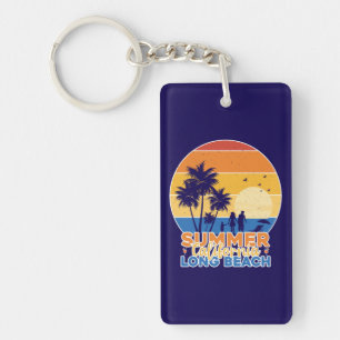 Summer California Long Beach-66594 Keychain