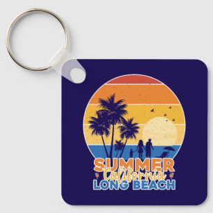 Summer California Long Beach-66594 Keychain