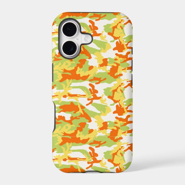 Summer Camo Pattern Iphone Case (Back)