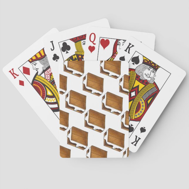 Summer Camp Campfire Smore Smores Cards (Back)
