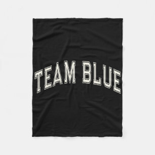 Summer Camp Color Team Blue Competition Event War Fleece Blanket